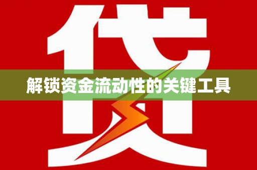 玛沁解锁资金流动性的关键工具