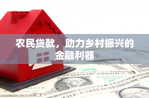 玛沁农民贷款，助力乡村振兴的金融利器