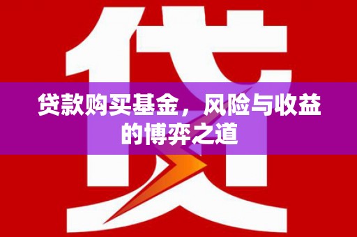 玛沁贷款购买基金，风险与收益的博弈之道