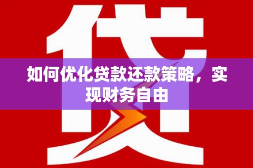 玛沁如何优化贷款还款策略，实现财务自由
