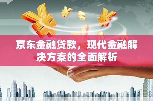 玛沁京东金融贷款，现代金融解决方案的全面解析