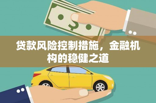 玛沁贷款风险控制措施，金融机构的稳健之道