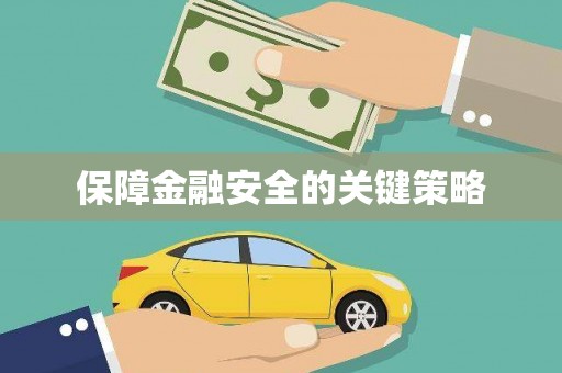 玛沁保障金融安全的关键策略