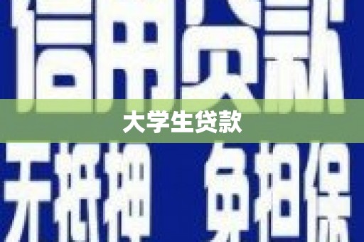 玛沁大学生贷款